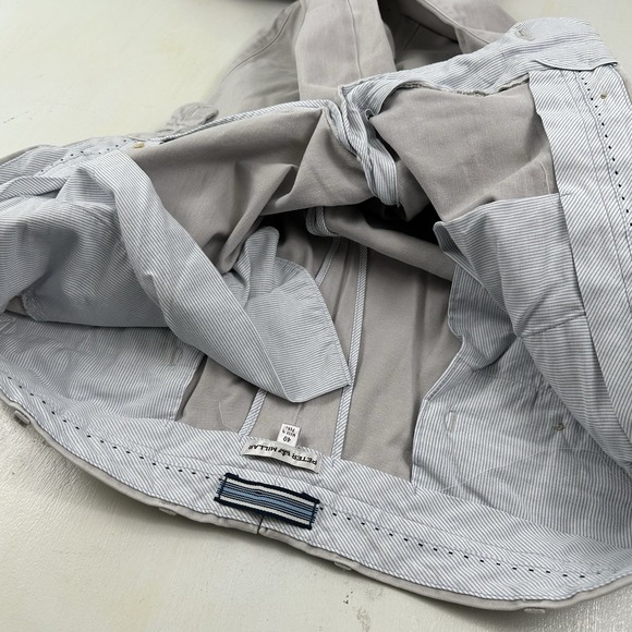 VTG Peter Millar Pants Men's 38x32 Beige Chino Khaki Golf 100% Pima Cotton Y2K - Picture 8 of 13